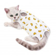 힐링타임 고양이 수술복 바나나 S