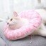 힐링타임 도넛 쿠션 넥카라 핑크래빗 M size