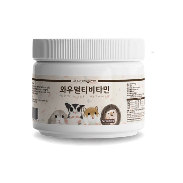 와우 소동물 멀티 칼슘&비타민