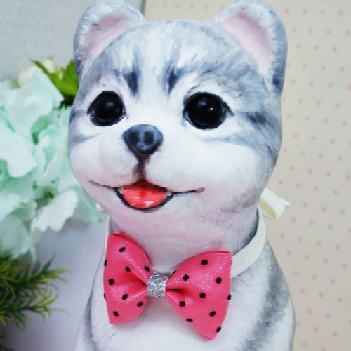 문펫 러블리 미니 리본타이