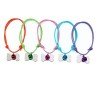 문펫 러블리 오색매듭 방울 인식표 목걸이