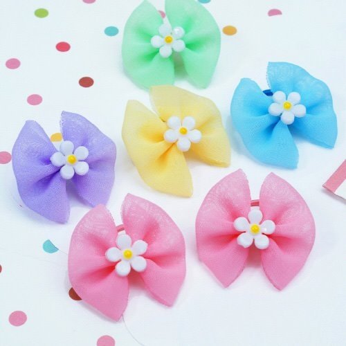 문펫 러블리 데이지 리본