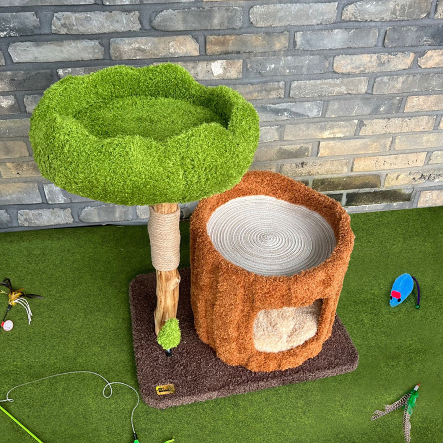 펫모닝 통나무&리얼트리 하우스 PMC-6529