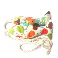 힐링타임 핸드메이드 피쉬캣닢쿠션