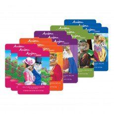 오쥬 바이 로우즈 캣 5종 파우치 콤보 15개