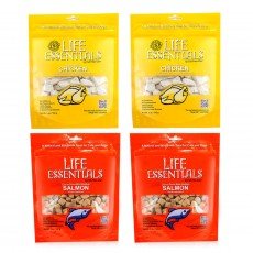 캣만두 라이프 에센셜 연어 치킨 142g 2종 4개 콤보