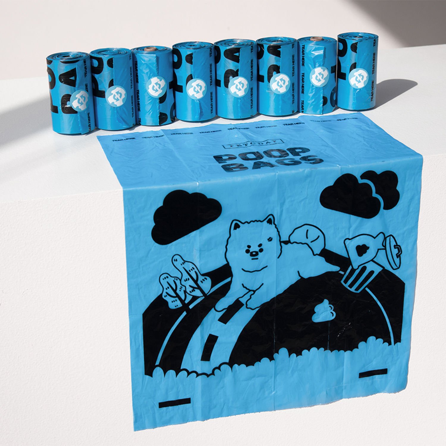 펫투데이 향기나는 친환경 생분해 배변봉투 8롤 144매