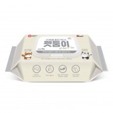펫모닝 올바디 펫티슈 펫둥이 물티슈 70매
