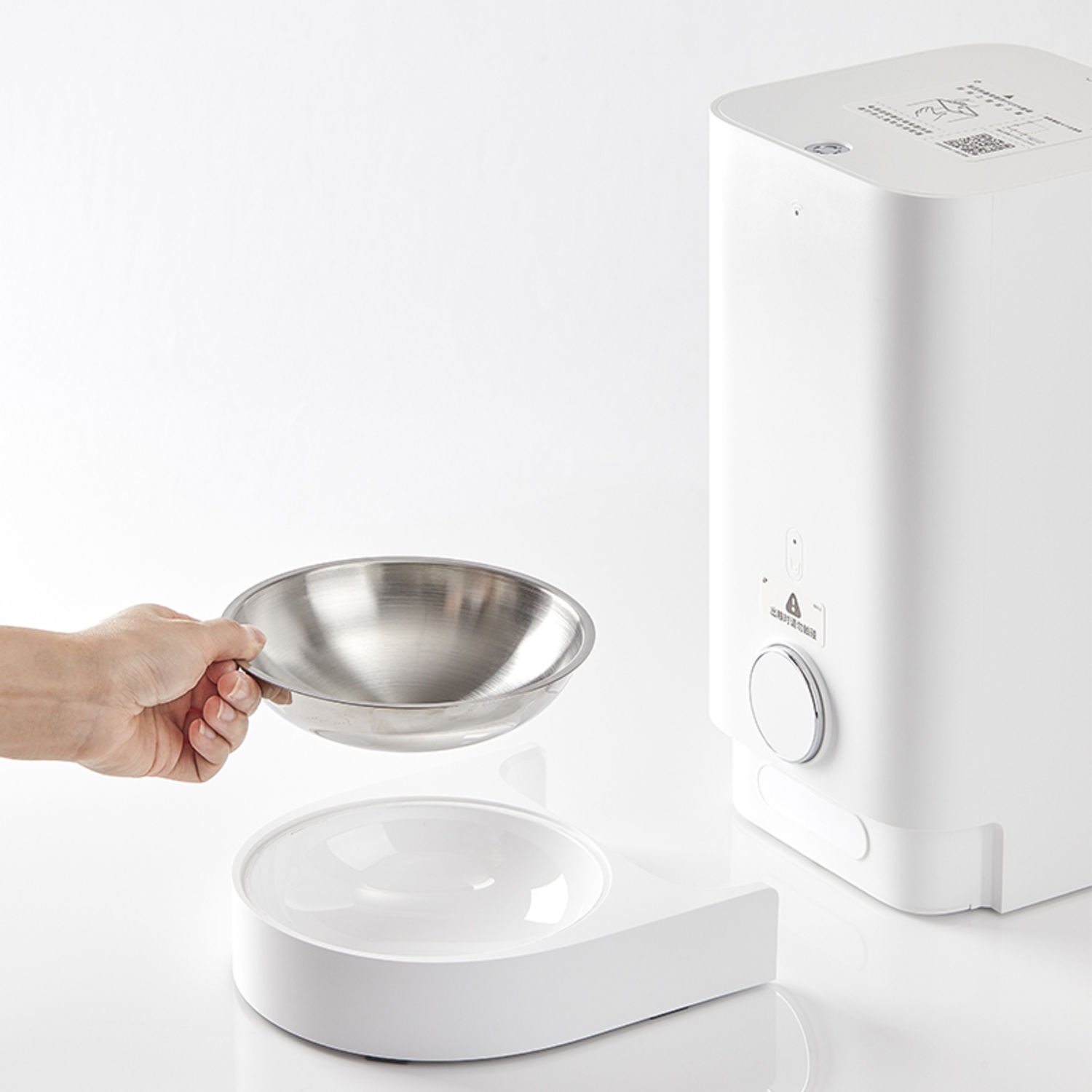 펫킷 엘리먼트 자동급식기 미니 스틸트레이