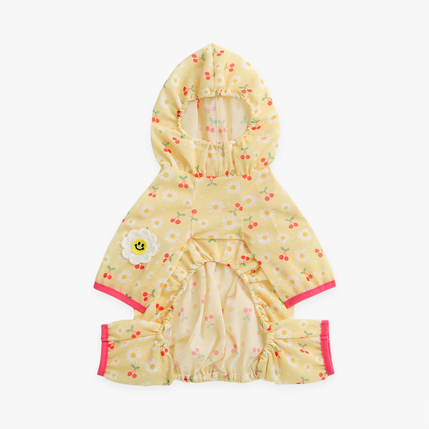 이츠독 플라워 버그가드 올인원 옐로우 S