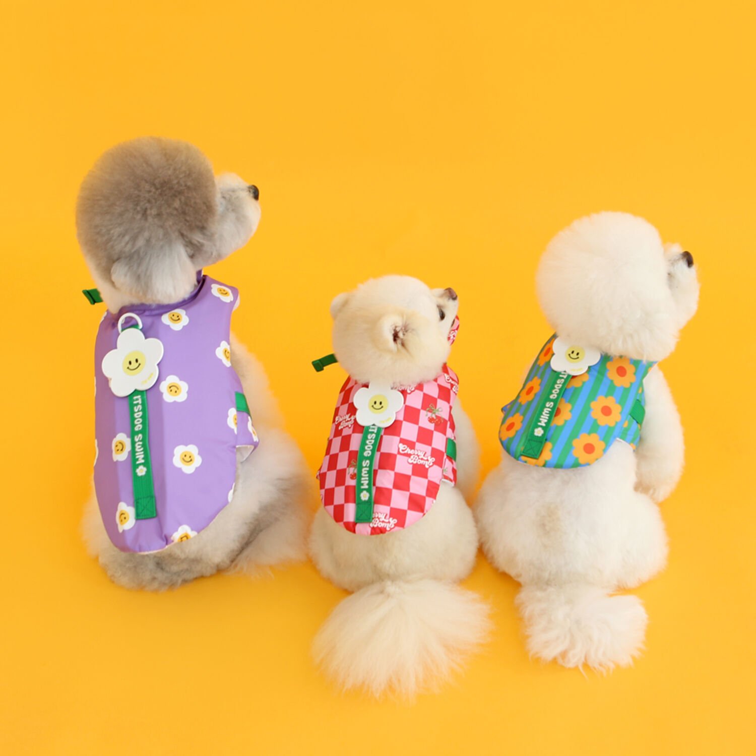 이츠독 아이스 팝핑 구명조끼 빈티지플라워 S