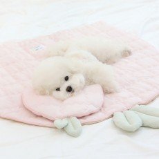 이츠독 인견 쿨링 매트 복숭아 M